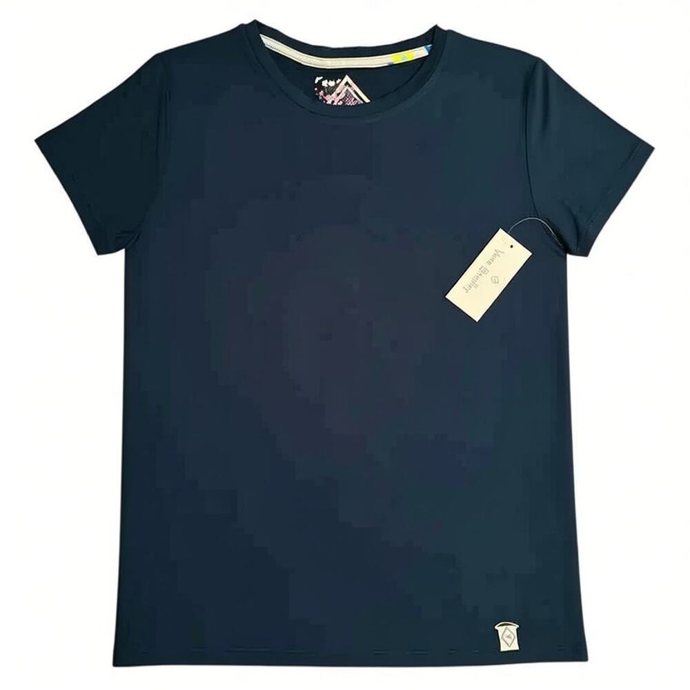 Vera Bradley Classic Navy Crew Neck Top, S - Picture 4 of 5